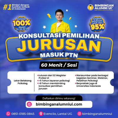 KONSULTASI PEMILIHAN JURUSAN  MASUK PTN