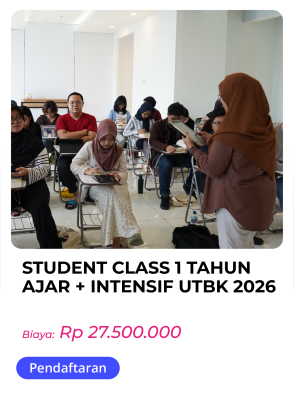 STUDENT CLASS 1 TAHUN AJAR + INTENSIF UTBK 2026